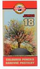 Pastelky Koh-i-noor Jumbo 3373/18 Omega silné