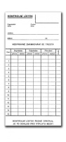 Akord Docházkový lístek - píchačka 90x190 mm