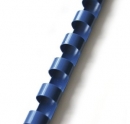 Hřeben pro kroužkovou vazbu  8 mm modrý / 100 ks