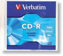 CD -R VERBATIM jewel box, 52x / 1 ks