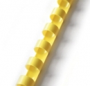 Hřeben pro kroužkovou vazbu  6 mm žlutý / 100 ks