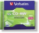 CD -RW VERBATIM jewel box / 1 ks