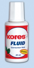 Opravný lak Kores Fluid 20ml se štětečkem