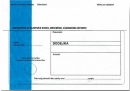 Obálka s dodejkou B6 samopropisující vytrhávací rec. s textem modrý pruh 125 x 176mm /1000 ks