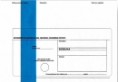 Obálka s dodejkou C5 samopropisující s textem modrý pruh oblá klopa 229 x 155mm/ 1000 ks