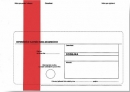 Obálka s dodejkou C5 samopropisující s textem červený pruh oblá klopa 229 x 155mm /1000 ks