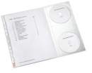 Obal závěsný ´U´ COMBO matný A4 s kapsami na CD