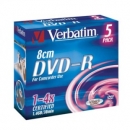 DVD -R VERBATIM 4,7 GB jewel box 16x / 5 ks