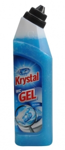 Krystal WC gel k naplnění záv. košíčků 750 ml modrý