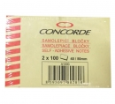 Blok samolepicí Concorde 40 x 50 mm/2 ks