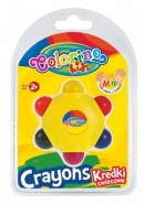 Pastelky voskové Colorino STAR 6 barev Kids 2+