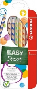 Pastelky Stabilo EASYcolors trojhranné pro leváky 6 ks