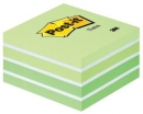 Blok samolepicí Post-it 76 x 76 mm odstíny zelené