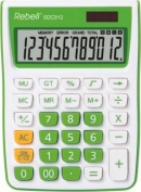 Kalkulačka Rebell SDC912 GR stolní / 12 míst zelená