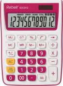 Kalkulačka Rebell SDC912 PK stolní / 12 míst růžová