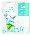 Papírová utěrka v roli Harmony Ultra absorbent 3-vrstvý, 2 x 16 m / 2 ks