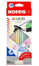 Pastelky Kores Kolores trojhranné 12 ks MAGIK