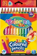 Pastelky trojhranné Colorino JUMBO 12 barev